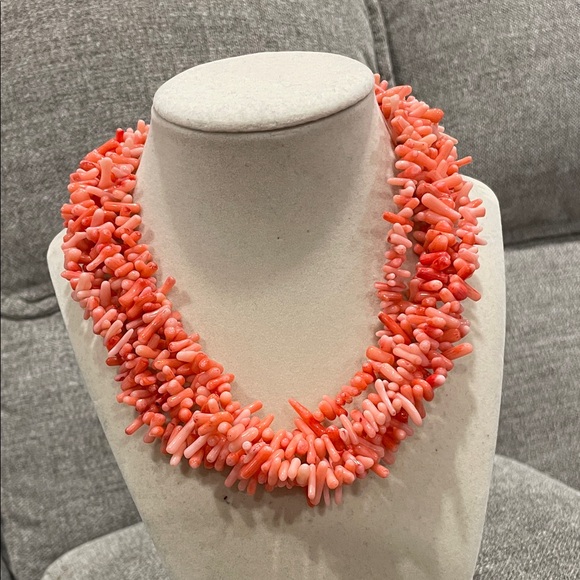 Coral Beaded Necklace
